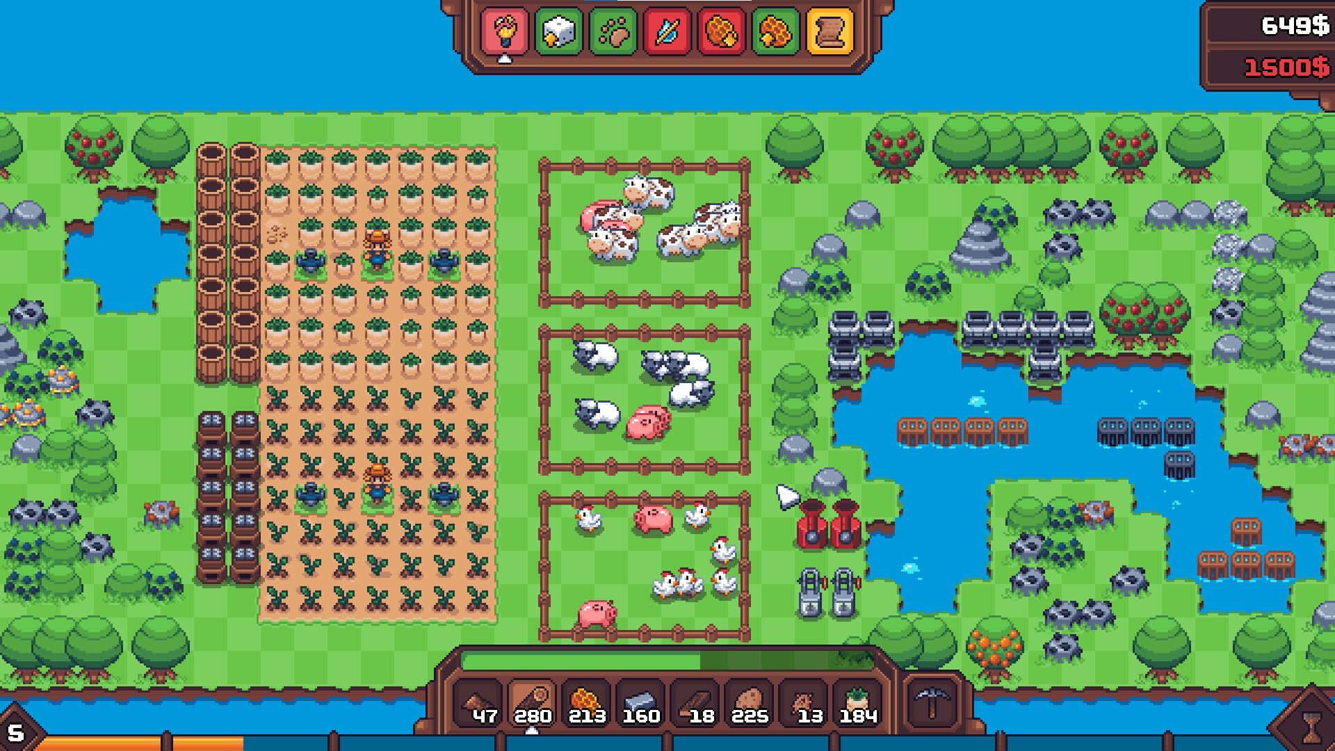 STEAM学习 另一个肉鸽农场 Another Farm Roguelike Rebirth 中文版 160M插画